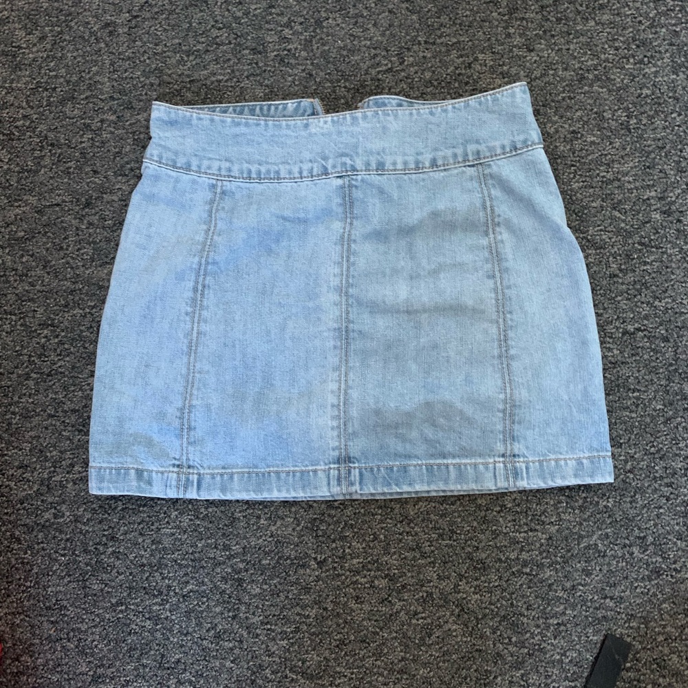 Free people cute A-Line denim skirt
